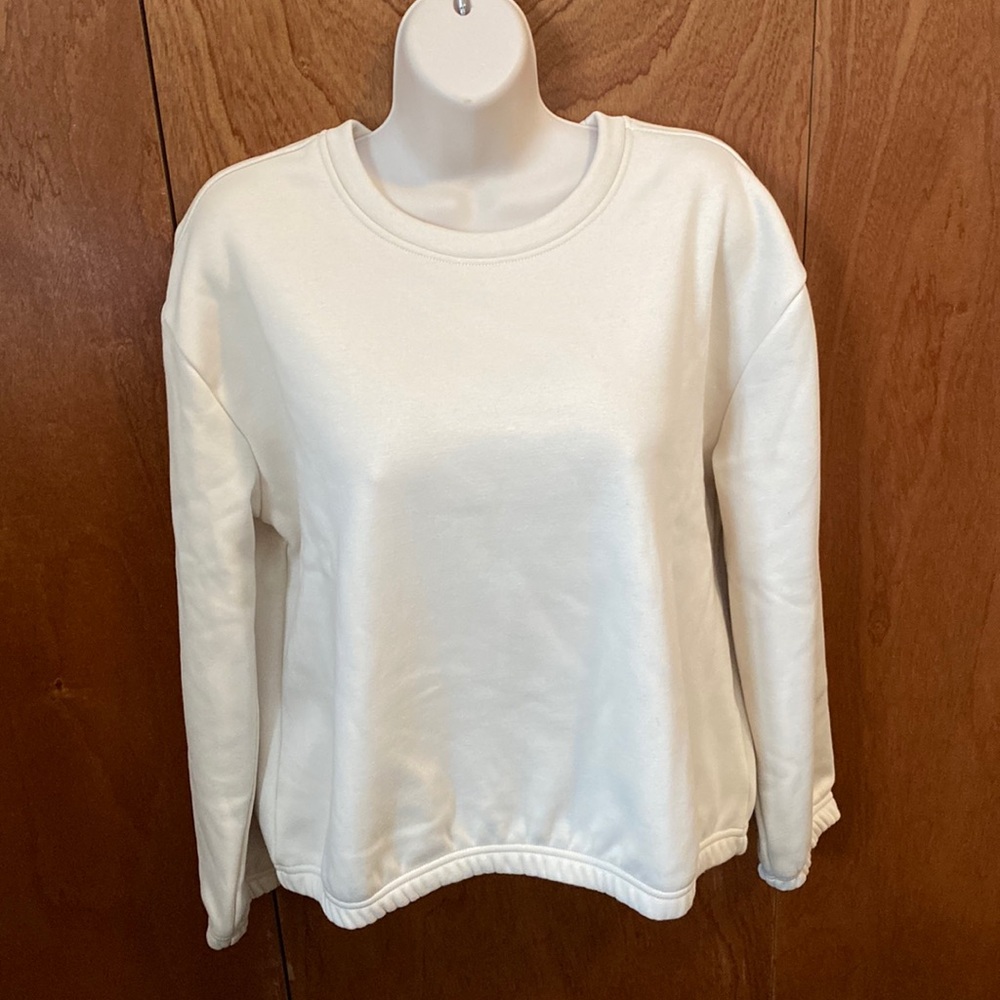 Banana Republic boxy crop sweatshirt